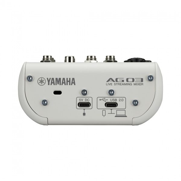 Yamaha AG03 MK2 3 Channel Mixer with USB Interface White