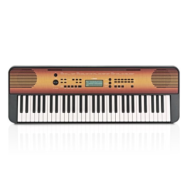Yamaha PSR E360 Portable Keyboard Maple Bundle
