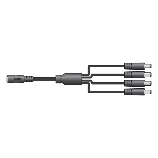 Mercury Splitter Lead DC Power Socket – 4 x 2.1mm DC Plugs