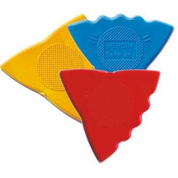 Herdim Nylon Triangle Pick Guitar Plectrum 3 Pack