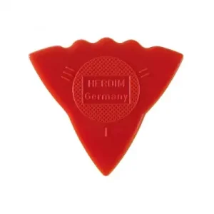 Herdim Nylon Triangle Pick Guitar Plectrum Red