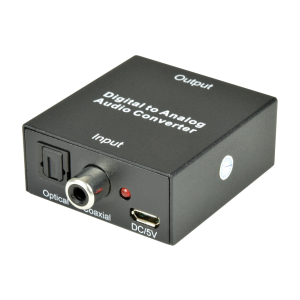 AV Link Digital Audio to Analogue Audio Converter