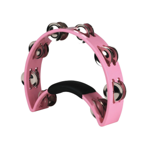 Trax Cutaway Tambourine Pink