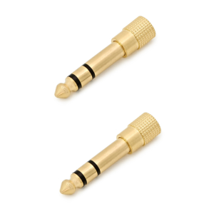 Trax Headphone Jack Adaptor Gold 2 Pack