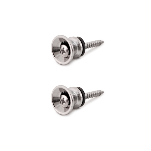 Trax Strap Button Chrome 2 Pack