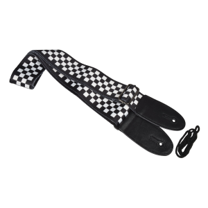 Chord Deluxe Printed Design Guitar Straps Two Tone