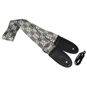 Chord Deluxe Printed Design Guitar Straps Multi Colour Floral