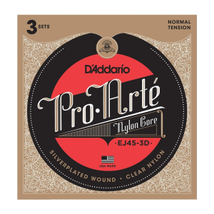 Daddario EJ45-3D Pro-Arte Normal Tension Classical Guitar Strings 3 Pack