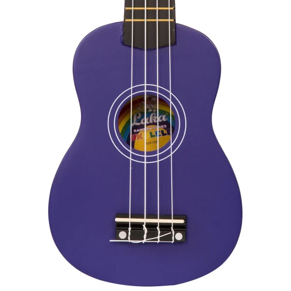 Vintage Laka Rainbow Series Soprano Ukulele & Carry Bag Indigo