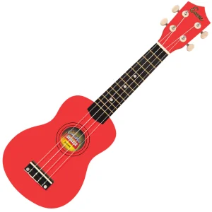 Encore EUK10 Soprano Ukulele Red