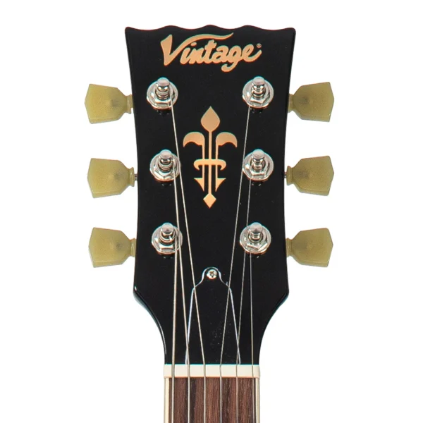 Vintage V100P ReIssued Electric Guitar Boulevard Black