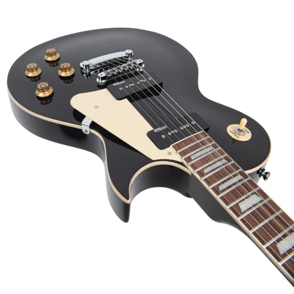 Vintage V100P ReIssued Electric Guitar Boulevard Black