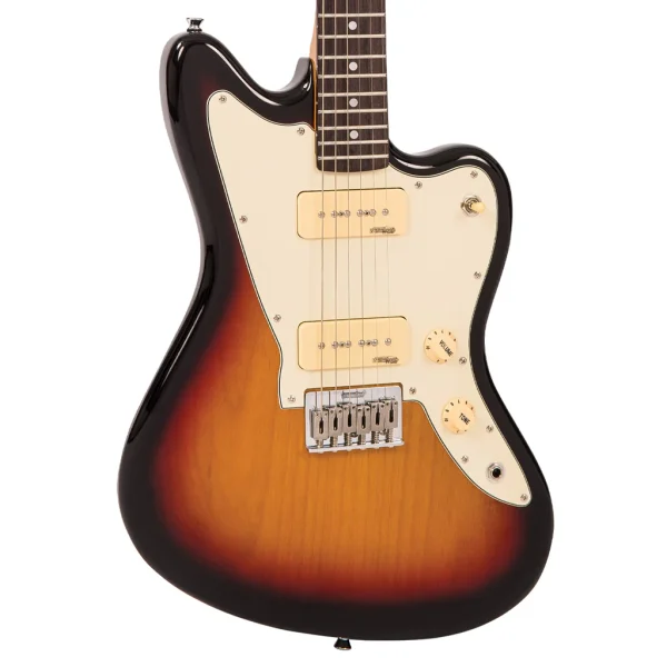 Vintage V65 ReIssued Hard Tail Electric Guitar Tobacco Sunburst