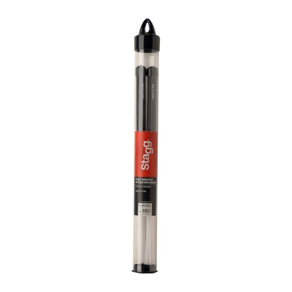 Stagg Polybristle Nylon Brushes with Rubber Handles