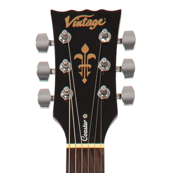 Vintage V10 Coaster Series Electric Guitar Wine Red