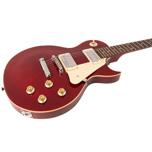 Vintage V10 Coaster Series Electric Guitar Wine Red