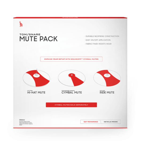 SoundOff by Evans Drum Mute Pack Rock Pack (10,12,14,16)