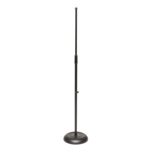 Stagg MIS1120BK Straight Microphone Stand Round Base