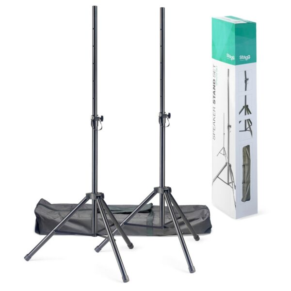 Stagg SPSQ10 Speaker Stand Set w/Bag