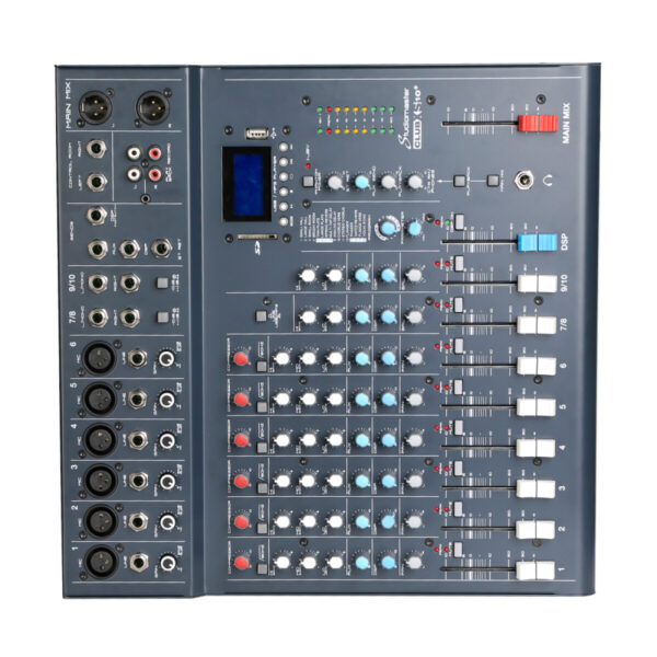 Studiomaster CLUB XS10+ 10 Channel Mixing Console with Bluetooth & DSP