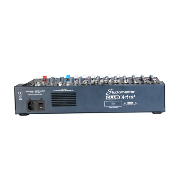 Studiomaster CLUB XS12+ 12 Channel Mixing Console with Bluetooth & DSP