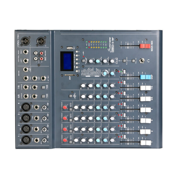 Studiomaster CLUB XS8+ 8 Channel Mixing Console with Bluetooth & DSP