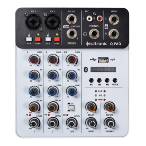 Citronic Q PAD Mini Mixer with USB/BT and Audio Interface