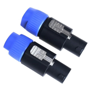Trax 4 Pole Male Speakon Plug 2 Pack