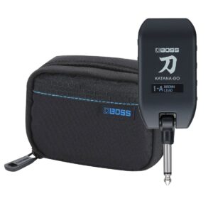 Boss Katana Go Headphone Amp for Guitar and Bass with Case