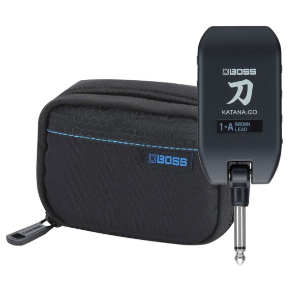 Boss Katana Go Headphone Amp for Guitar and Bass with Case