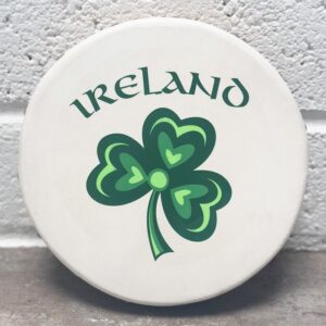 Koda Irish Bodhran 8″ with Beater Solid Wooden Frame & Crossbar Shamrock Ireland