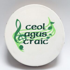 Koda Irish Bodhran 8″ with Beater Solid Wooden Frame & Crossbar Ceol Agus Craic