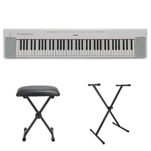 Yamaha Piaggero NP35 Portable Digital Piano White Bundle