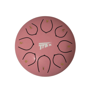 Trax Steel Tongue Drum 6 inch 8 Note Pink