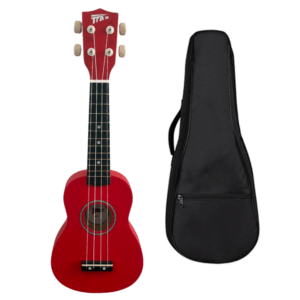 Trax Soprano Ukulele Pack Red