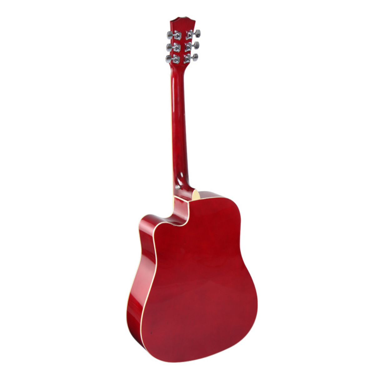 Trax MA41Q Dreadnought Acoustic Guitar Red