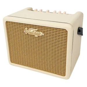 Vintage Retro 20W Bass Combo Amplifier with DSP Vintage White