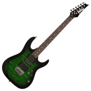 Ibanez GRX70QA-TEB Gio Electric Guitar Transparent Emerald Burst