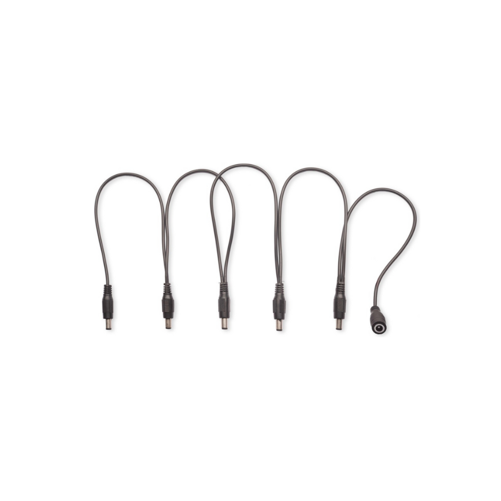 Trax 9V DC 1A Power Supply for Effects Pedals w/5 Way Daisy Chain