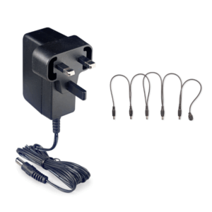 Trax 9V DC 1A Power Supply for Effects Pedals w/5 Way Daisy Chain