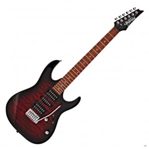 Ibanez GRX70QA-TRB Gio Electric Guitar Transparent Red Burst