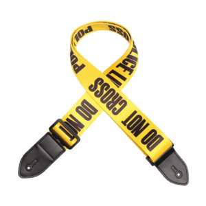 Trax Guitar Strap Police Line