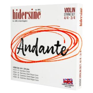 Hidersine H50A Andante Violin String Set 4/4-3/4