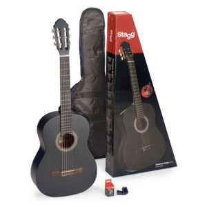 Stagg C440M 4/4 Size Classical Guitar Pack Black